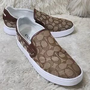 Coach | Shoes | Coach 8b Size Brown Slipon Athletic Shoes  display picture 3